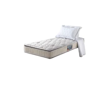 Colchão Solteiro Orleans Espuma Dupla Face Pillow Top Bege