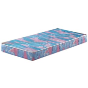 Colchão Berço Baby New York Espuma D18 Liso 70x130x8cm Azul