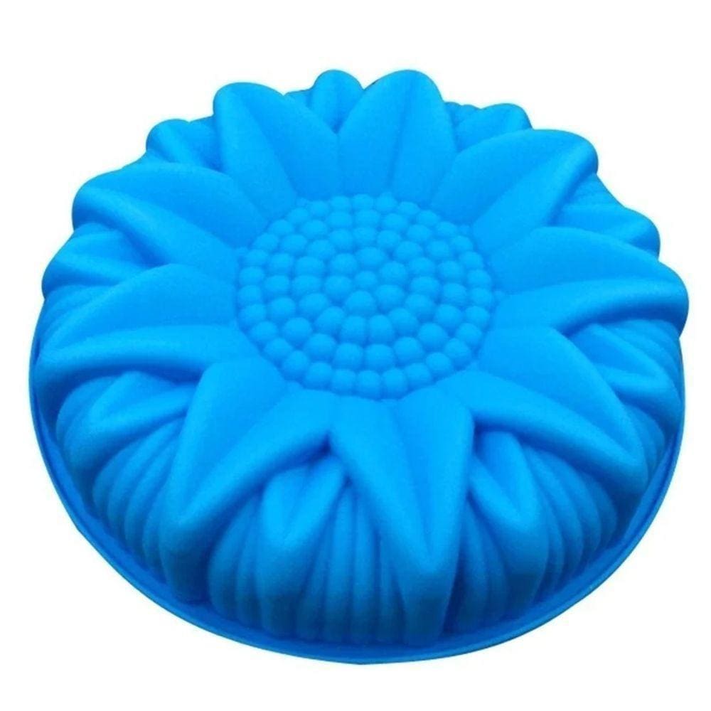 Forma de Bolo 25x6CM Silicone N240095-0 Azul - Quanhe