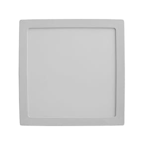 Plafon de Sobrepor New Smart 21x21x2,8cm 1 Luz de 18w Bella Iluminação Branco