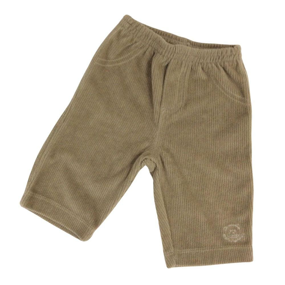 Calça Veludo Noruega Masc Bege