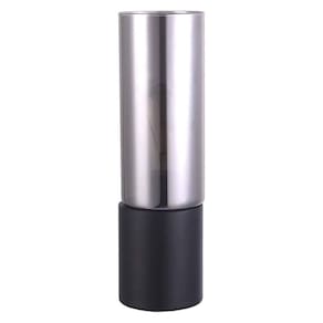 Abajur de Mesa Spire 1XE27 Preto Vidro Fumê Decoração