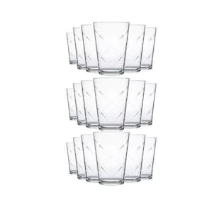 Jogo Com 18 Copos De Vidro 365Ml - Nadir