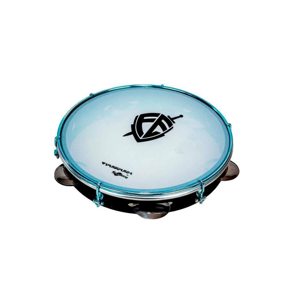 Pandeiro Abs Preto 10” Pele Leitosa - Fé Spanking [F108]