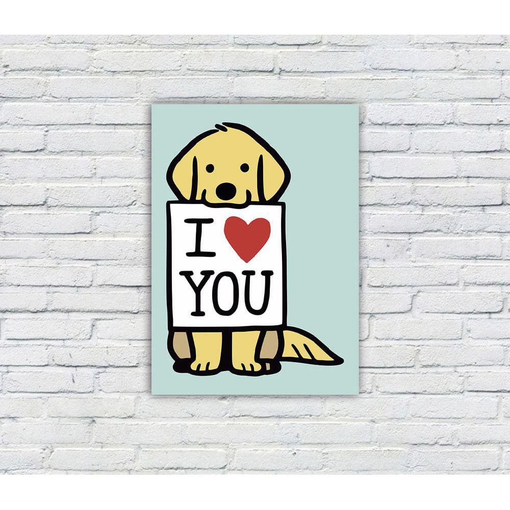 Quadro Decorativo MDF s/ Moldura Pets 07