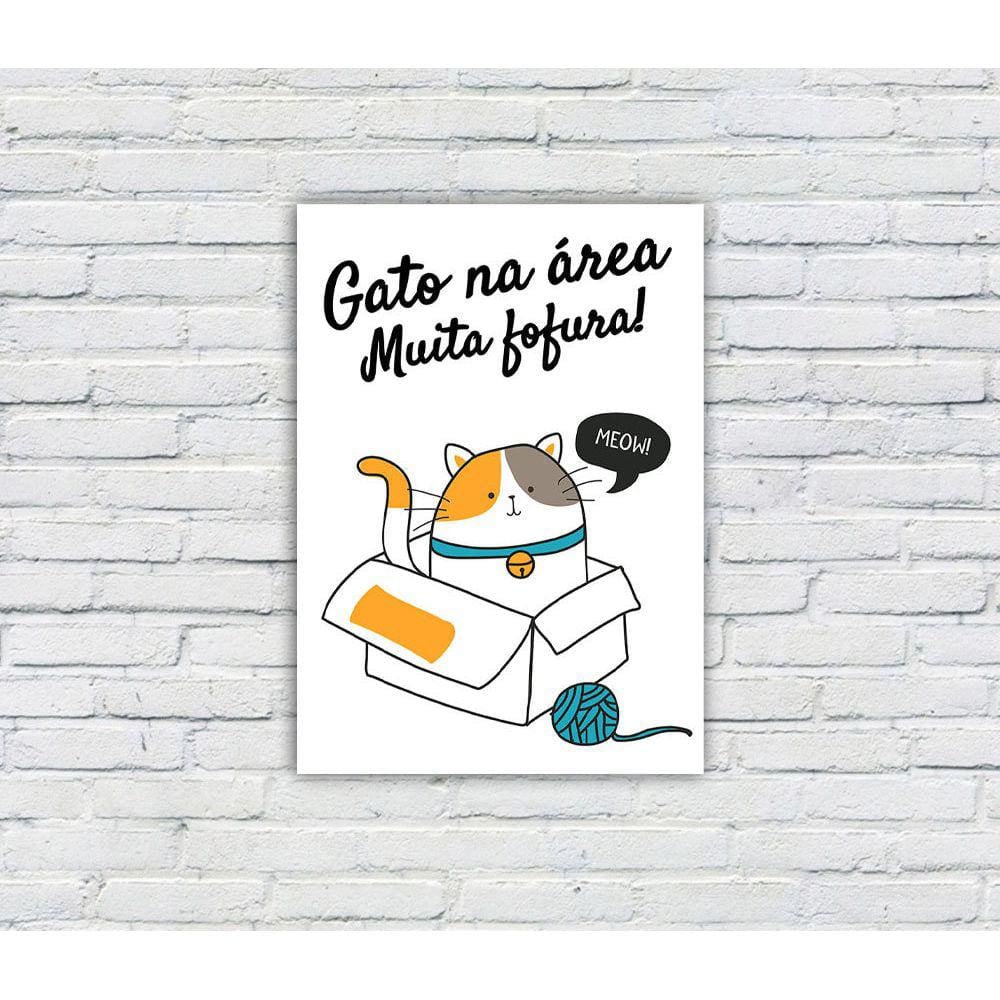 Quadro Decorativo MDF s/ Moldura Pets 05