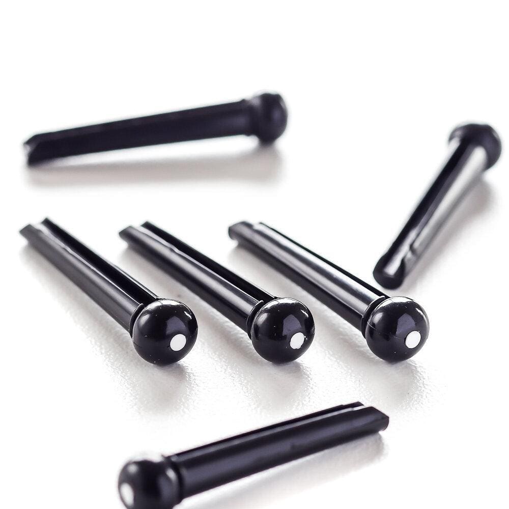Pino Ponte Violão Preto Branco (6 Peças) Spirit BPN-BLK/W [F035]
