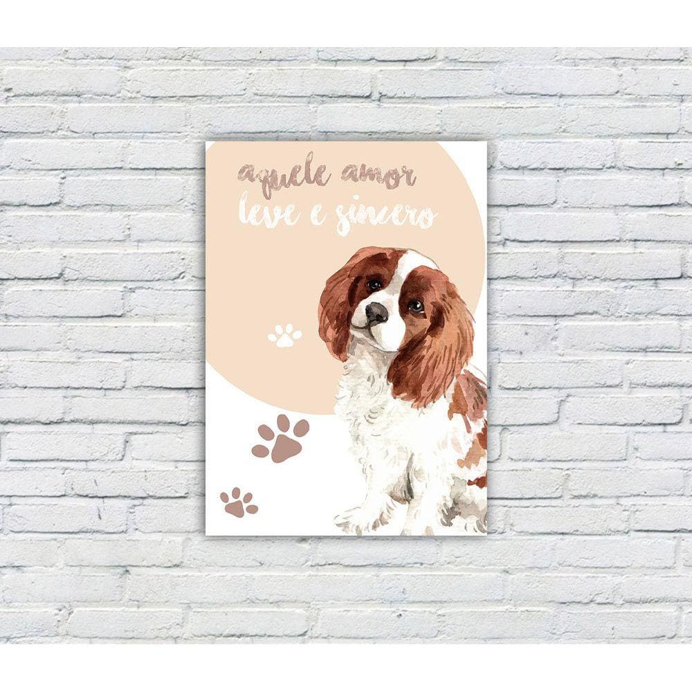 Quadro Decorativo MDF s/ Moldura Pets 09