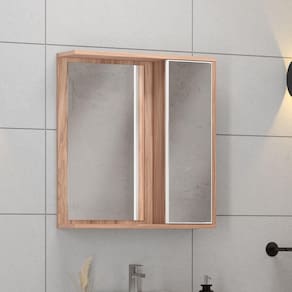 Armário para Banheiro 60cm Desarmado Tivoli Nogal