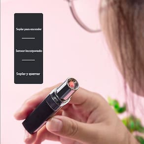 Isqueiro USB de sopro de ar isqueiros de indução de fluxo de ar EE003lips