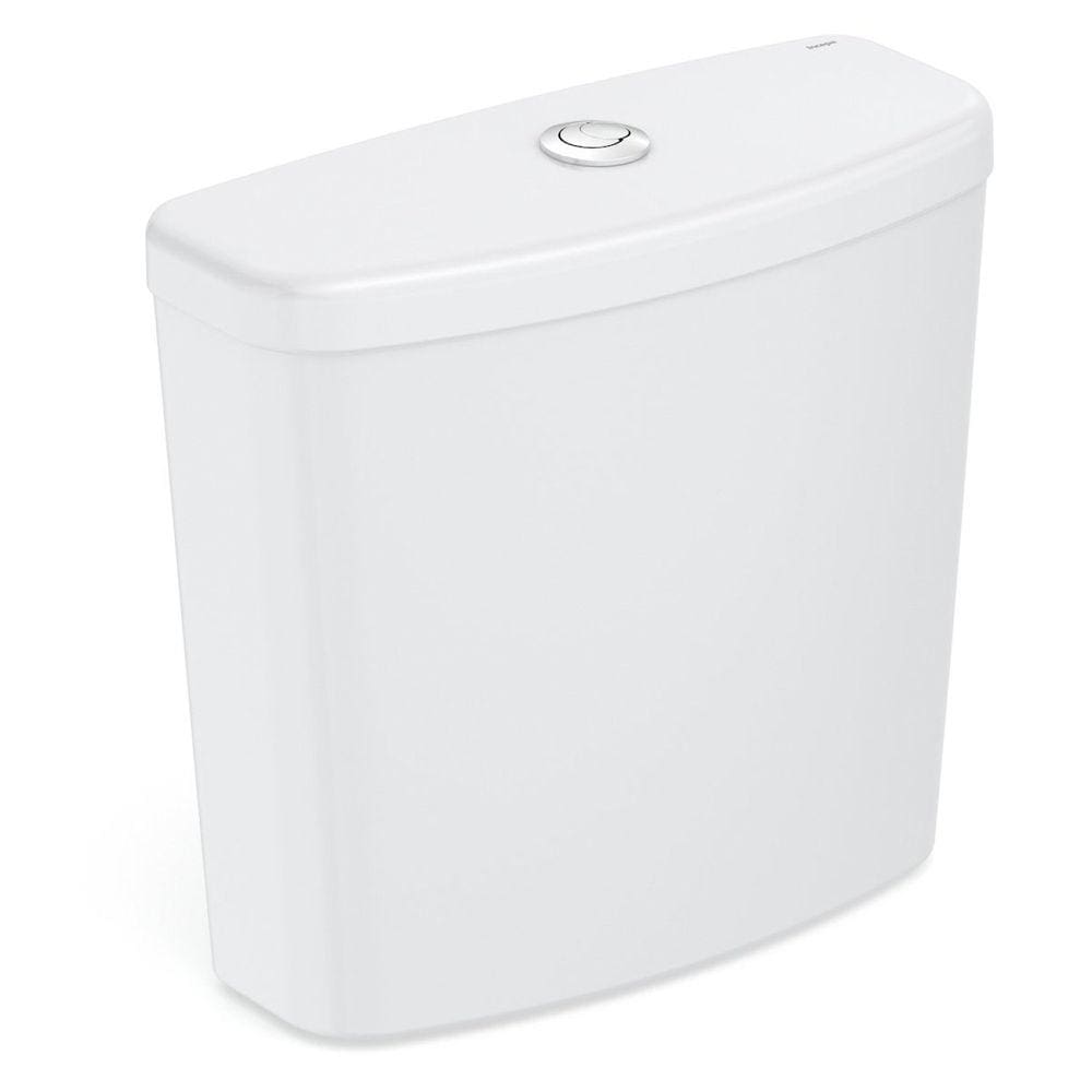 Caixa M 3/6 Litros Thema Incepa 16x39,5x38 cm Cinza Platina