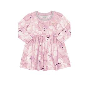 Vestido Manga Longa Moletinho Infantil Alakazoo Ref. 66103