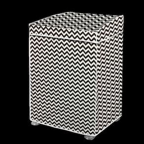 Capa Máquina De Lavar Forrada Zigzag