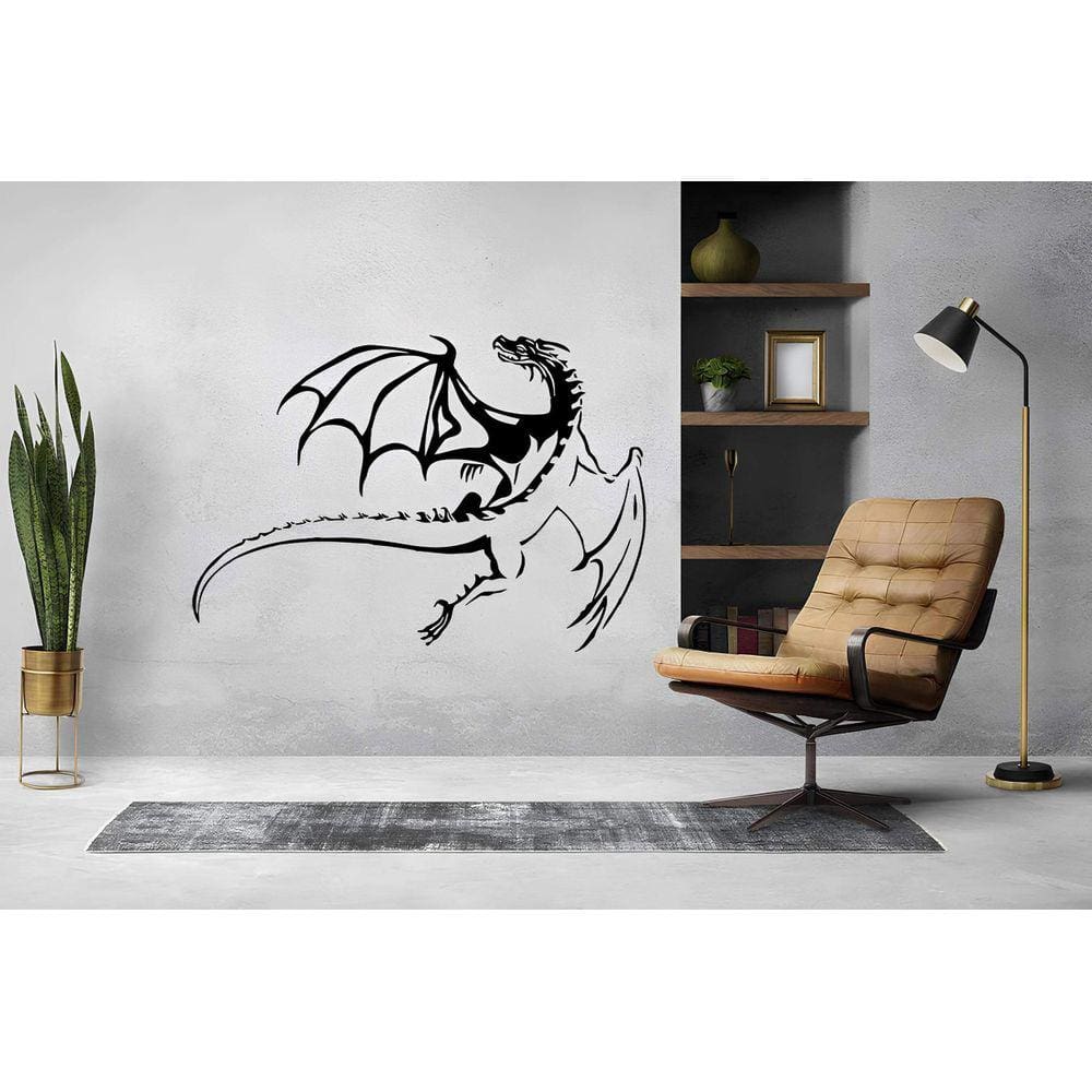 Adesivo De Parede Dragão Mod01