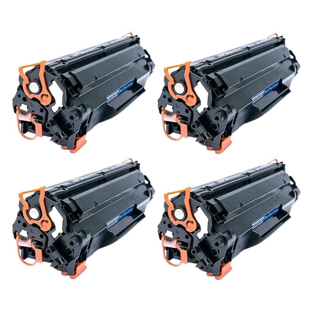 KIT 4x Toner Compatível HP 283a Cf283a M125 M127 M127fn M201