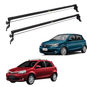 Rack Teto Etios 2012 A 2021 Fixado Entre Portas Preto