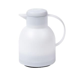 Garrafa Térmica De 1 Litro Quick Press Samba Emsa Branca