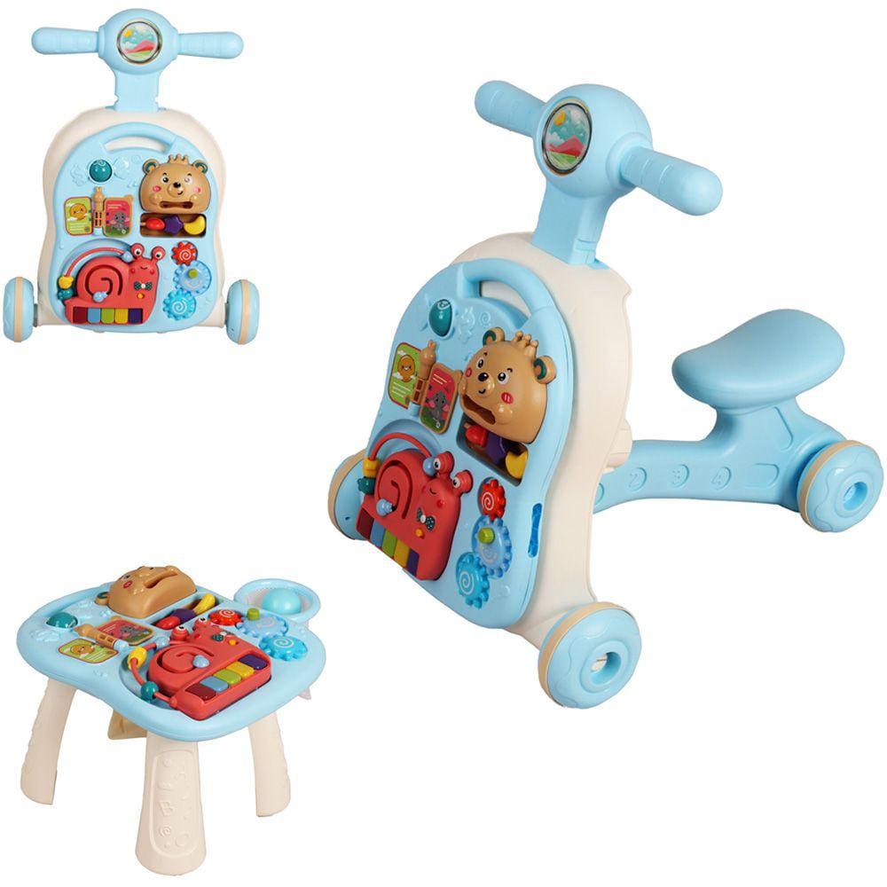 Andador Didático de Empurrar Infantil 3 em 1 Centro de Atividades Brinquedo Educativo - Baby Style