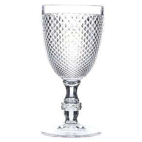 Taça Para Vinho Em Acrílico 400ml Diamond Kenya