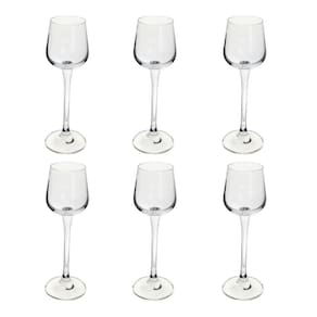 6 Taças De Licor Em Cristal Ecológico Ardea 60ml Bohemia