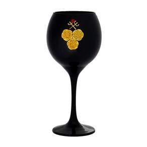 Taça Preta Pomba Gira 3 Rosas Trid Cruz 400 ml 20cm Celebra