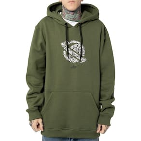Moletom Lost Canguru Lostmaniac WT24 Masculina Verde Alecrim