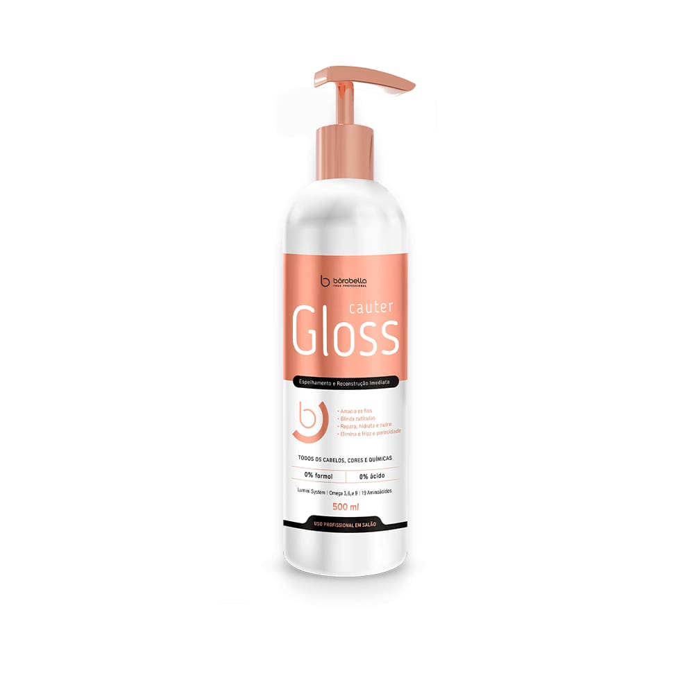 Borabella Cauter Gloss Reconstrução Professional 500 ml