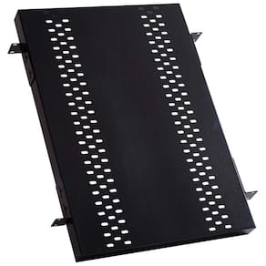 Bandeja para Rack 19 - 1Ux 700mm 4 pontos - Ventilada - Preta - BANFX0024