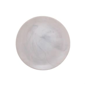 Prato De Sobremesa Em Vidro Diwali Marble 19cm Luminarc Cinza Claro