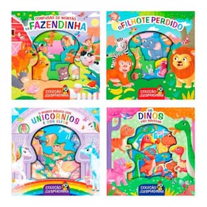 Coleção Dê Uma Espiadinha - Kit Com 4 Livrinhos