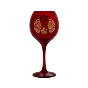 Taça Vermelha Pomba Gira Leques Tridente 400 ml 20cm Celebra