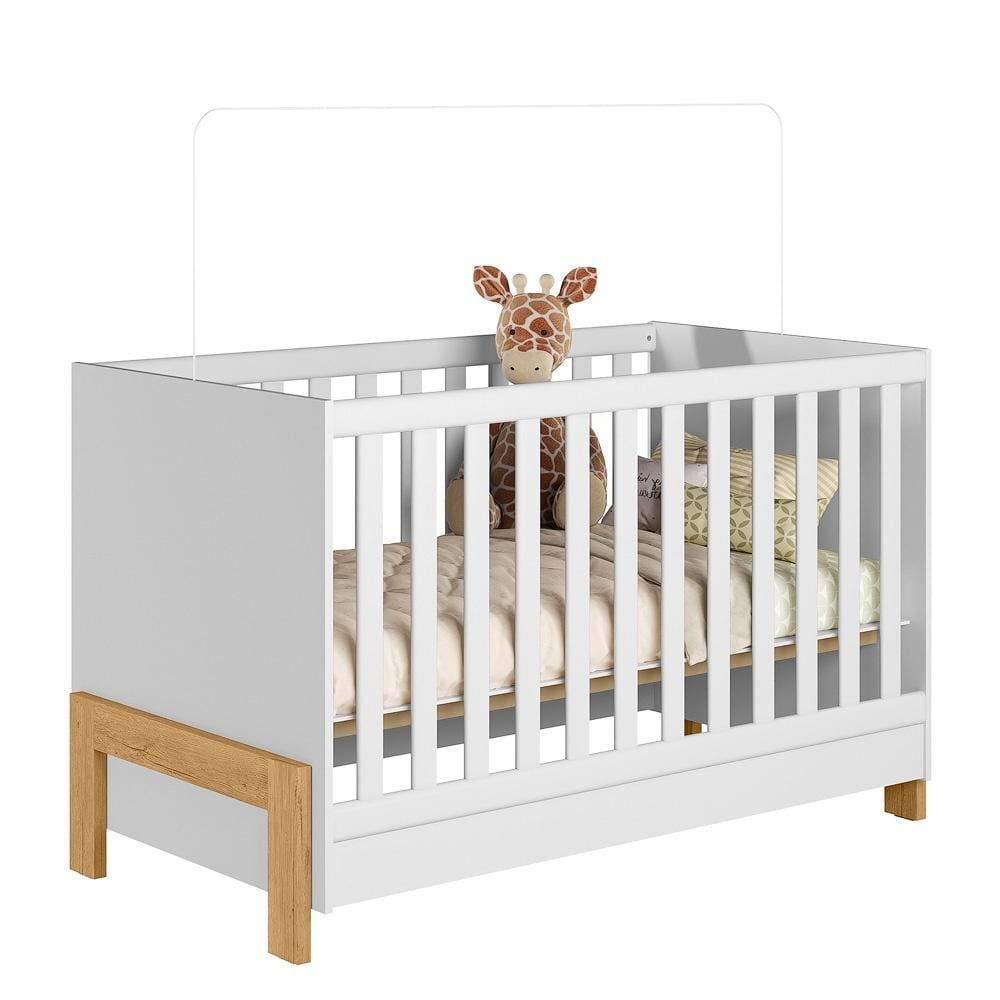 Berço Mini Cama Fantasia Branco Acet 4300 - Qmovi
