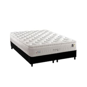 Cama Box Queen: Colchão Molas Ensacadas Anjos MasterPocket Impressione + Base CRC Suede Black(158x198)