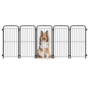 Cercado Max Portátil - 75cm - 5 Módulos - Preto - 30.044.02 - Açomix