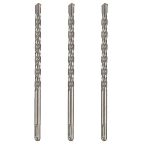 Kit 3 Brocas Sds Plus 12Mm X 260Mm Metal Duro Furar Concreto
