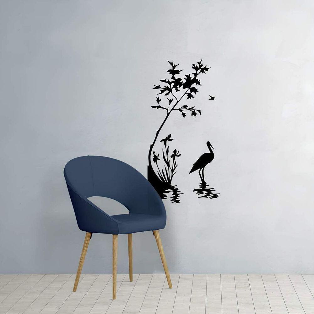 Adesivo De Parede Garça
