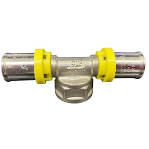 Tee Com Rosca Femea Para Tubo Multicamada 16Mm X 1/2 X 16Mm.