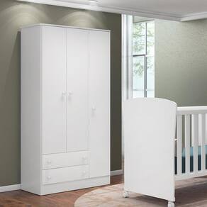 G. Roupa 3Pts/2Gav Doce Sonho Branco 2617 - Qmovi