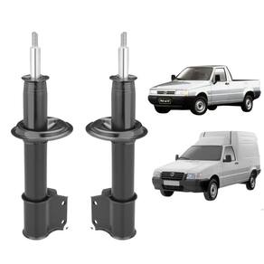02 Amortecedor Nakata Dianteiro Fiat Fiorino Furgão 1989 A 1994 Chassi Curto