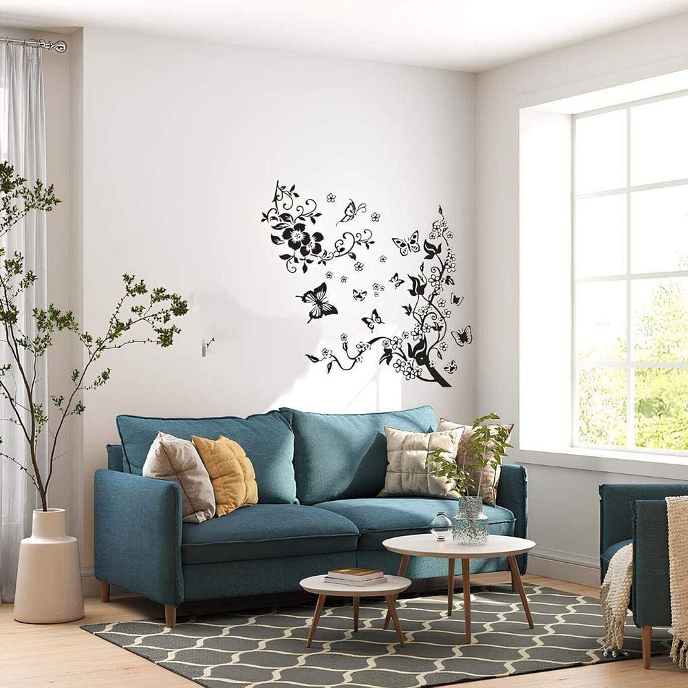 Adesivo De Parede Florais Mod02