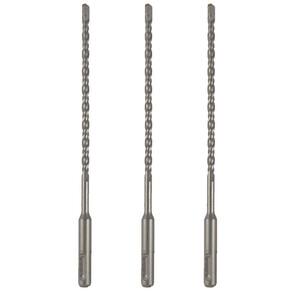 Kit 3 Brocas Sds Plus 6Mm X 310Mm Metal Duro Profissional