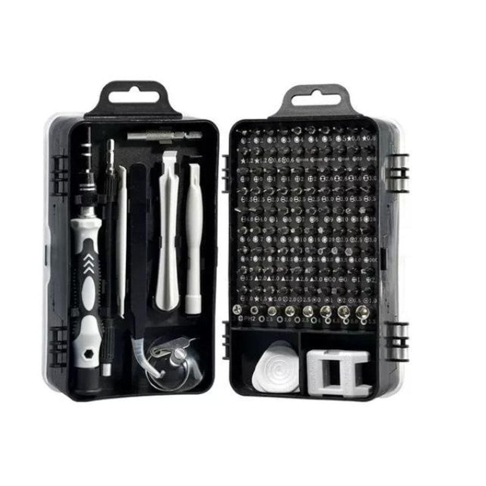 Kit De Chaves Precisão 115 Em 1 Celular Notebook Tablet