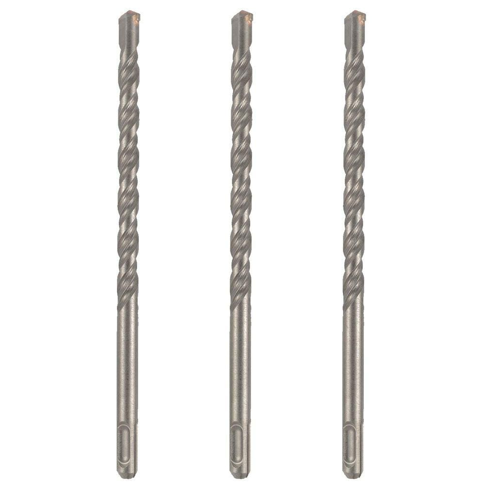 Kit 3 Brocas Sds Plus 12Mm X 110Mm Metal Duro Profissional