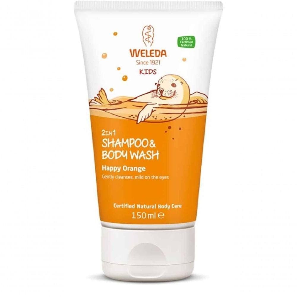Shampoo 2 Em 1 Infantil Sabonete De Laranja 150 Ml - Weleda