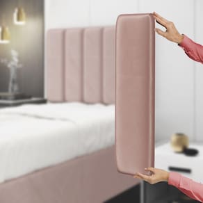 Painel Modulado Nashira 60x20 Cm / N-031 Veludo Rosê Claro
