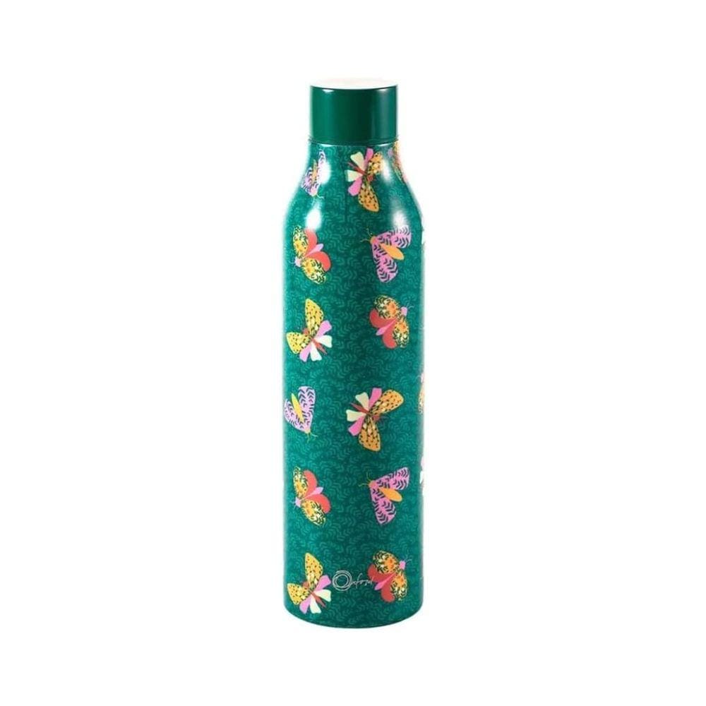 Garrafa Térmica Em Aço Inox Com Parede Dupla 590 Ml Mariposas Oxford