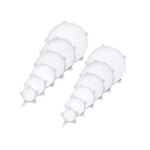 Tampa De Silicone Kit Com 12 Unidades