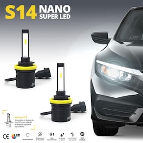 Par Lâmpadas H11 Farol Milha Honda City 2009 2010 2011 2012 2013 2014 Super Led Mini Nano 6000k Sem Adaptar Furar Tampa Shocklight S14