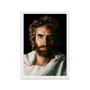Quadro Príncipe Da Paz 45X33 Akiane Kramarik Jesus Deus Fé B