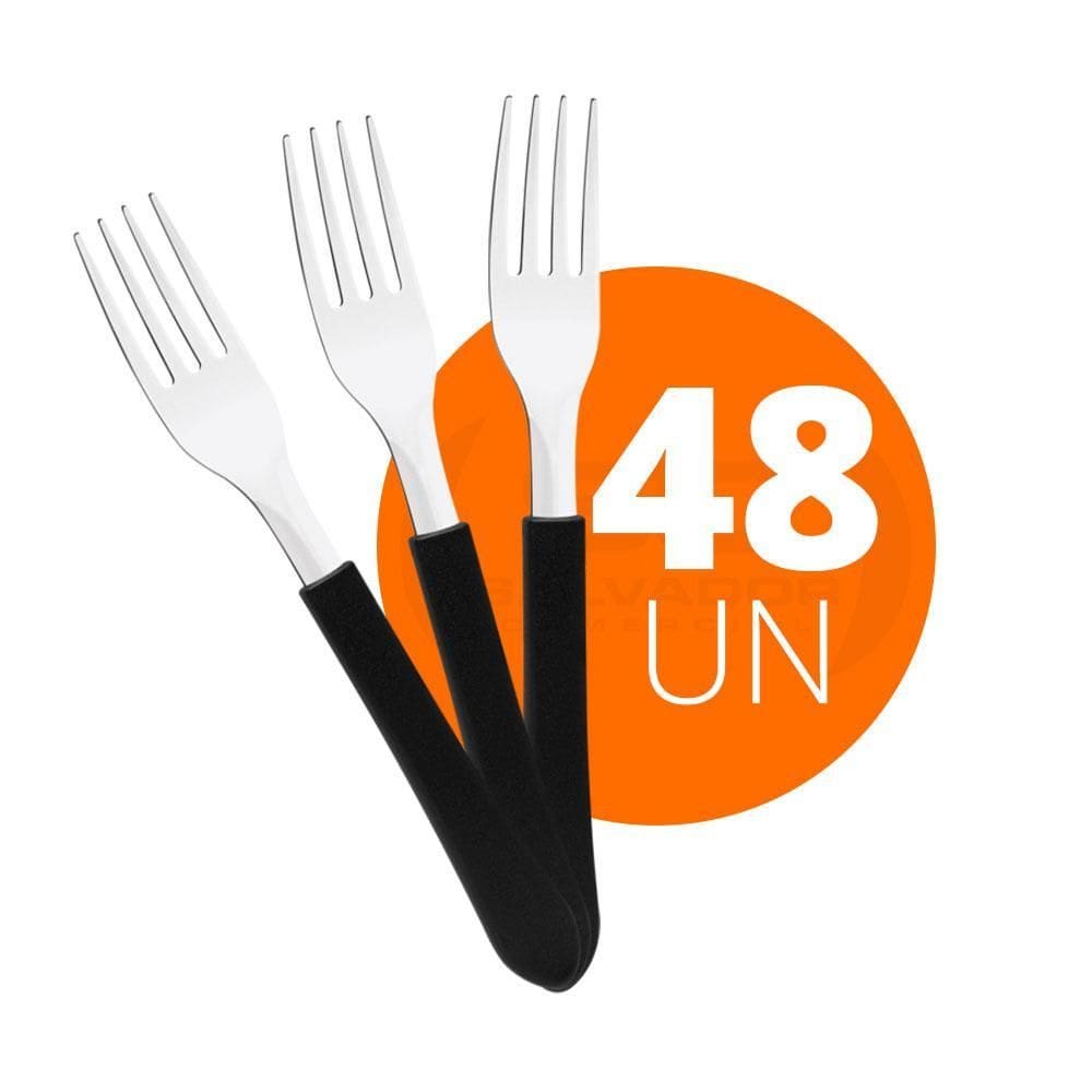 48 Garfos De Mesa Leme Lâmina Em Aço Inox Gpbag - Tramontina